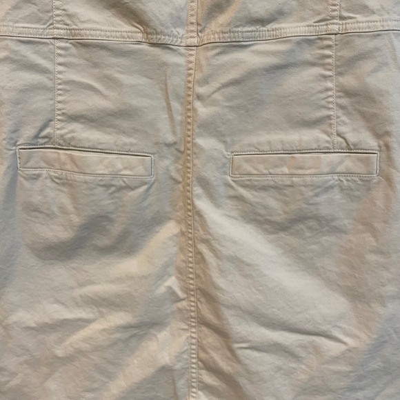 Toad & Co Earthworks Organic Cotton Blend Overall Jumper Dress Cream Khaki XL - Picture 3 of 9